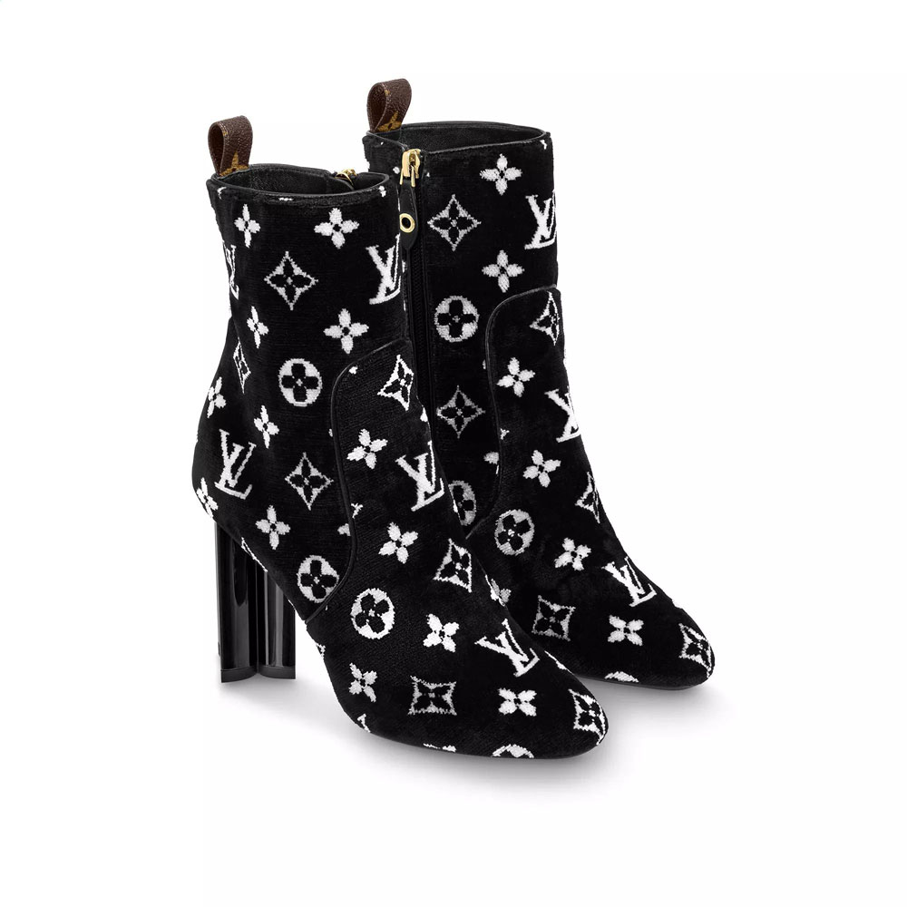 Louis Vuitton Silhouette Ankle Boot in Black 1A95YR: Image 2