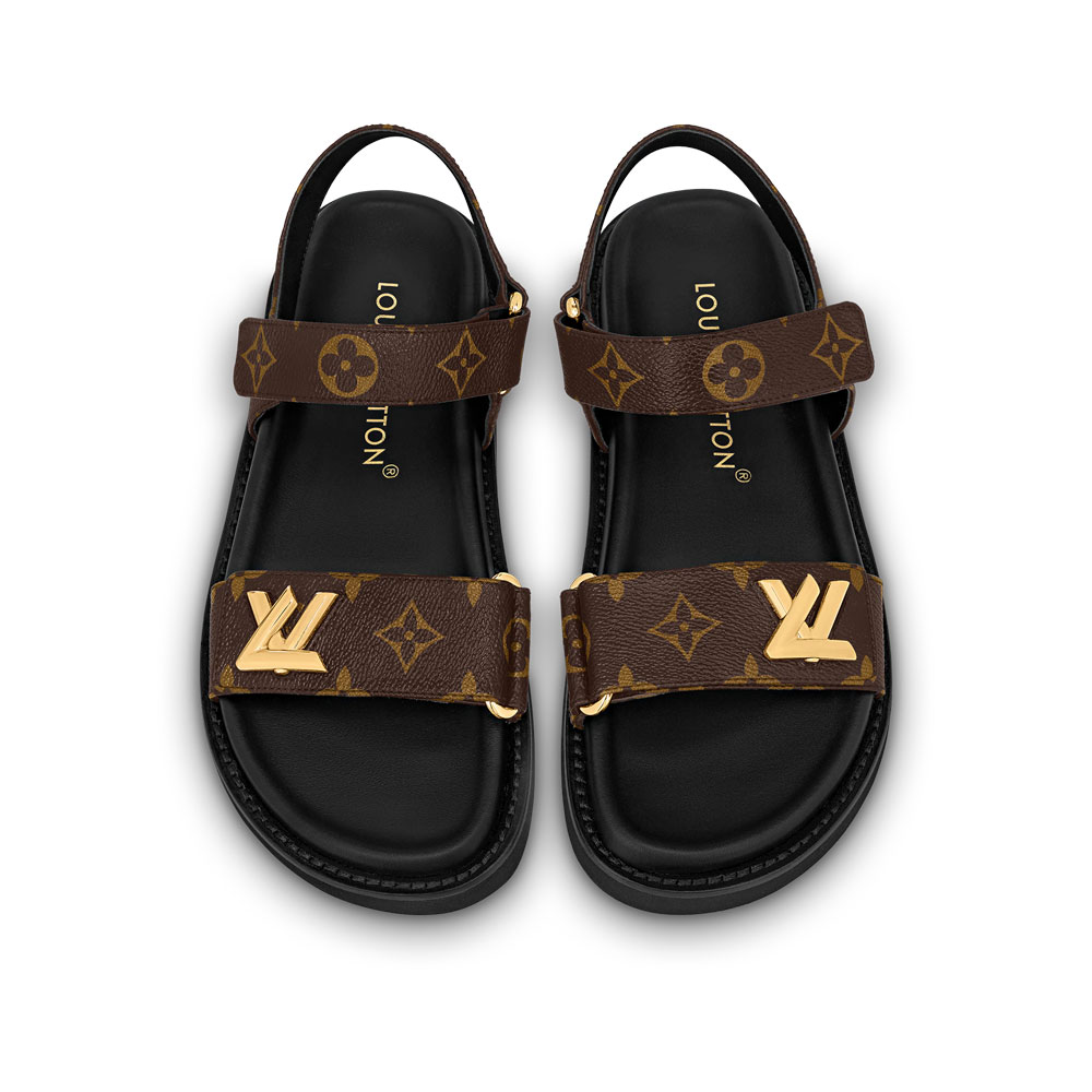 Louis Vuitton Sunset Comfort Flat Sandal 1ABVGW: Image 2