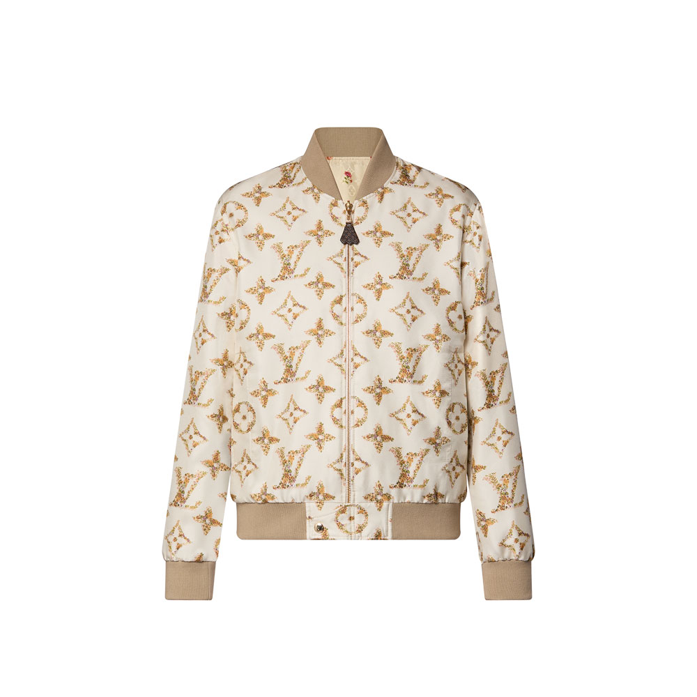 Louis Vuitton Reversible Floral Monogram Bomber Jacket 1AFGCT: Image 1