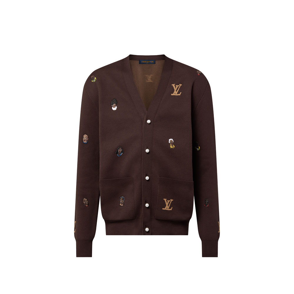 Louis Vuitton Embroidered Cotton Cardigan 1AFIV0: Image 1