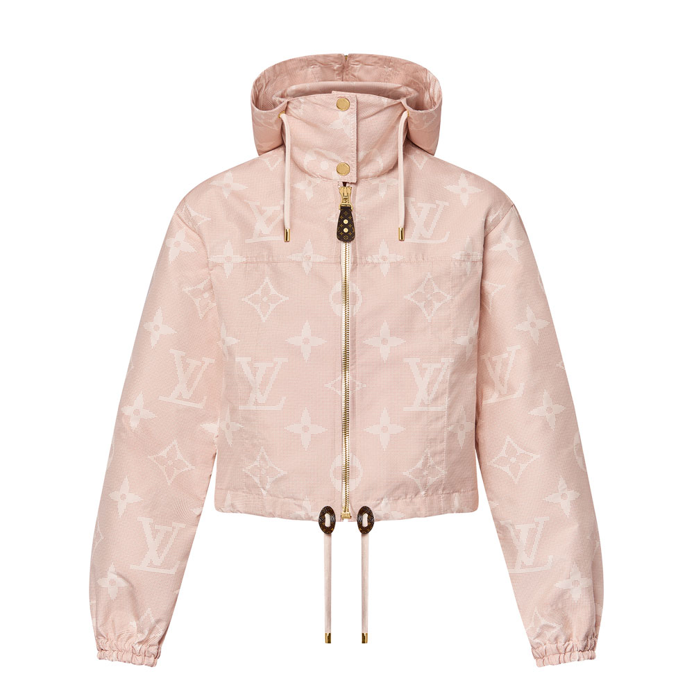 Louis Vuitton Inverted Mahina Monogram Hooded Jacket 1AFME3: Image 1