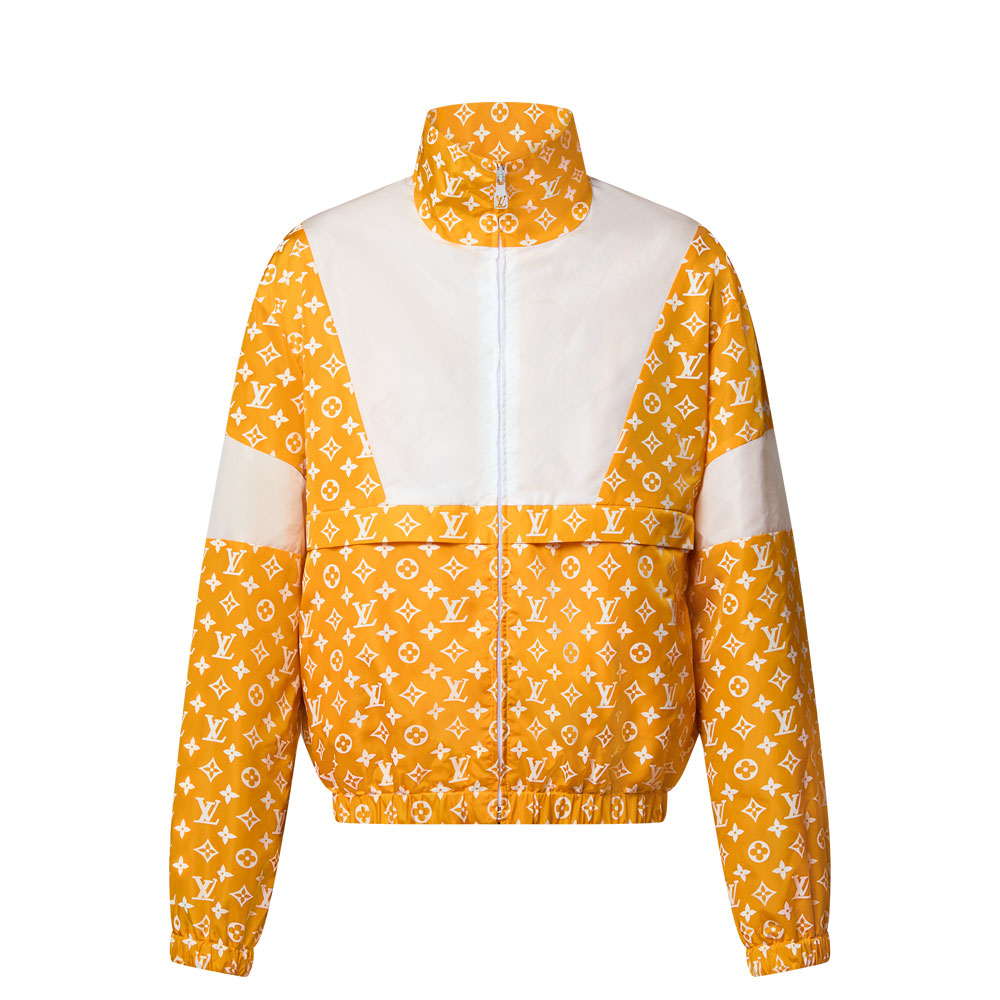 Louis Vuitton Monogram Printed Technical Track Top 1AFWJQ: Image 1