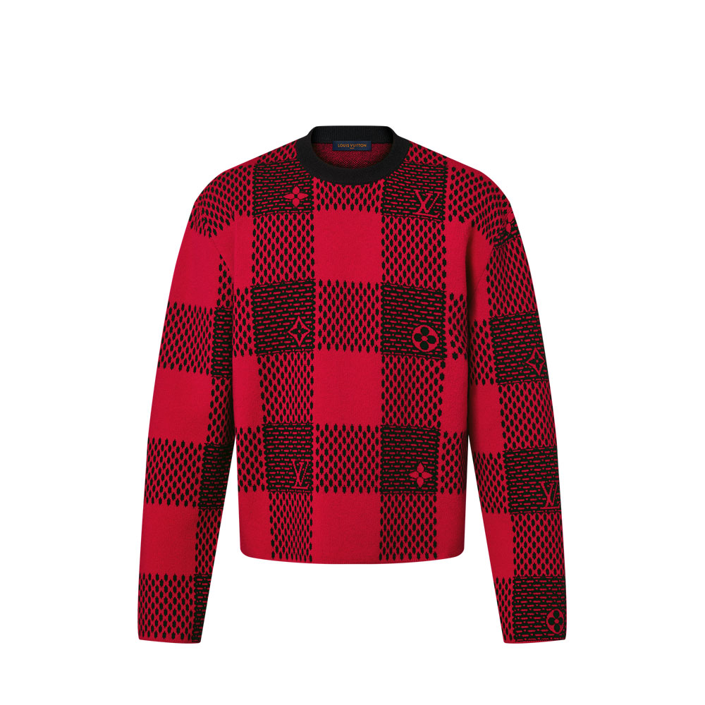 Louis Vuitton Damier Wool Crewneck 1AFXKG: Image 1