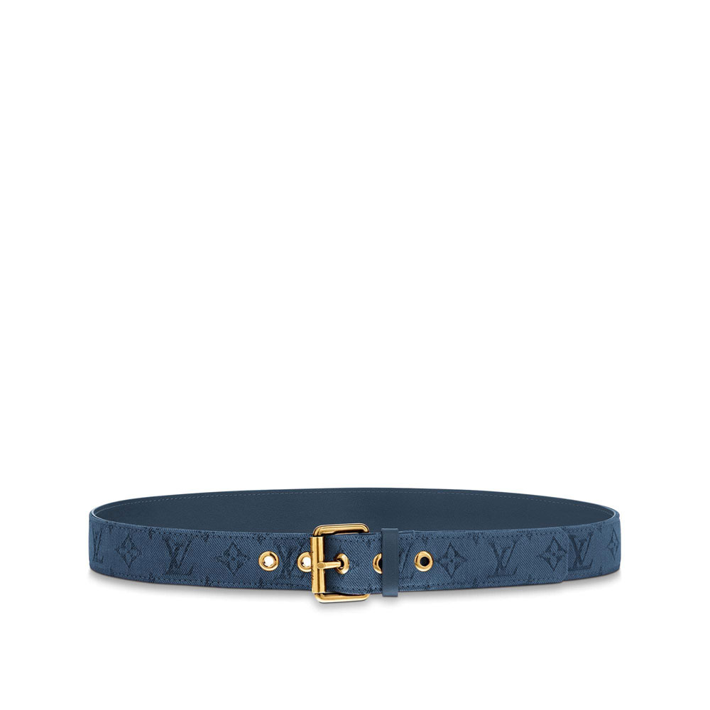 Louis Vuitton Signature 35mm Belt Monogram Denim M0175S: Image 1