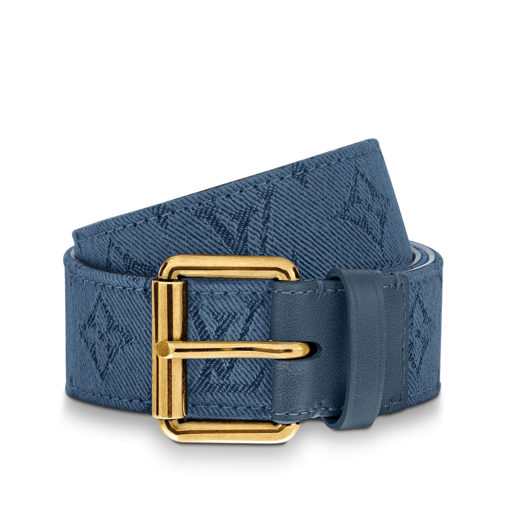 Louis Vuitton Signature 35mm Belt Monogram Denim M0175S: Image 2