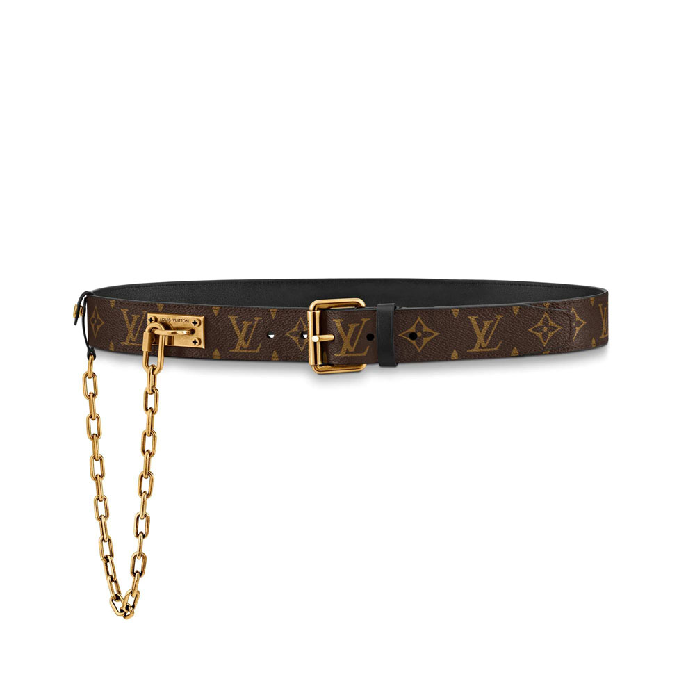 Louis Vuitton Signature Chain 35mm Belt Monogram M0180T: Image 1