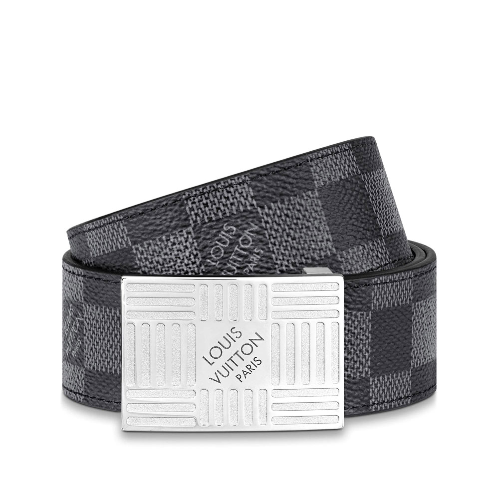 LV Damier Plate 35MM Reversible Belt M0269S: Image 2