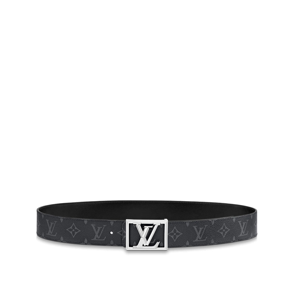 LV Pyramide Frame 40MM Reversible Belt Monogram Eclipse Canvas M0471Q: Image 1