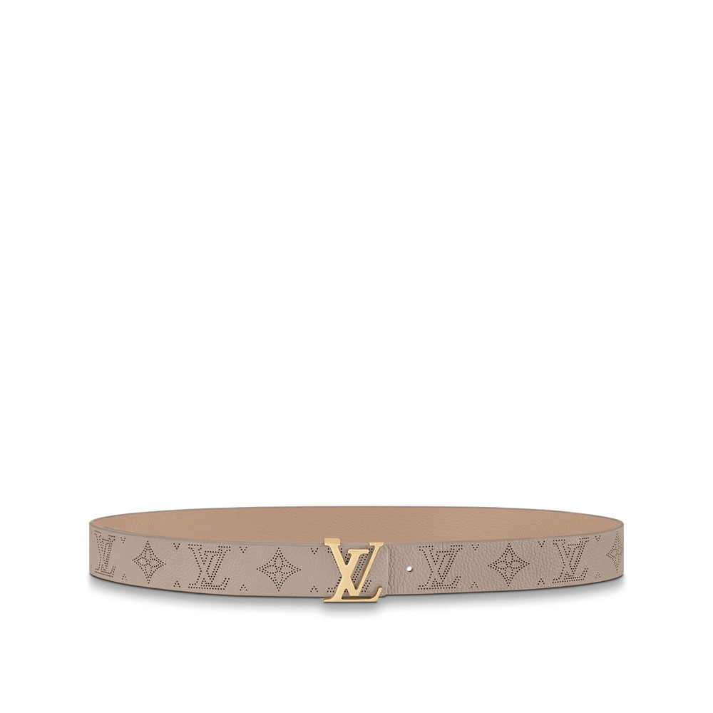 Louis Vuitton Iconic 30mm Belt Mahina in Beige M0480W: Image 1