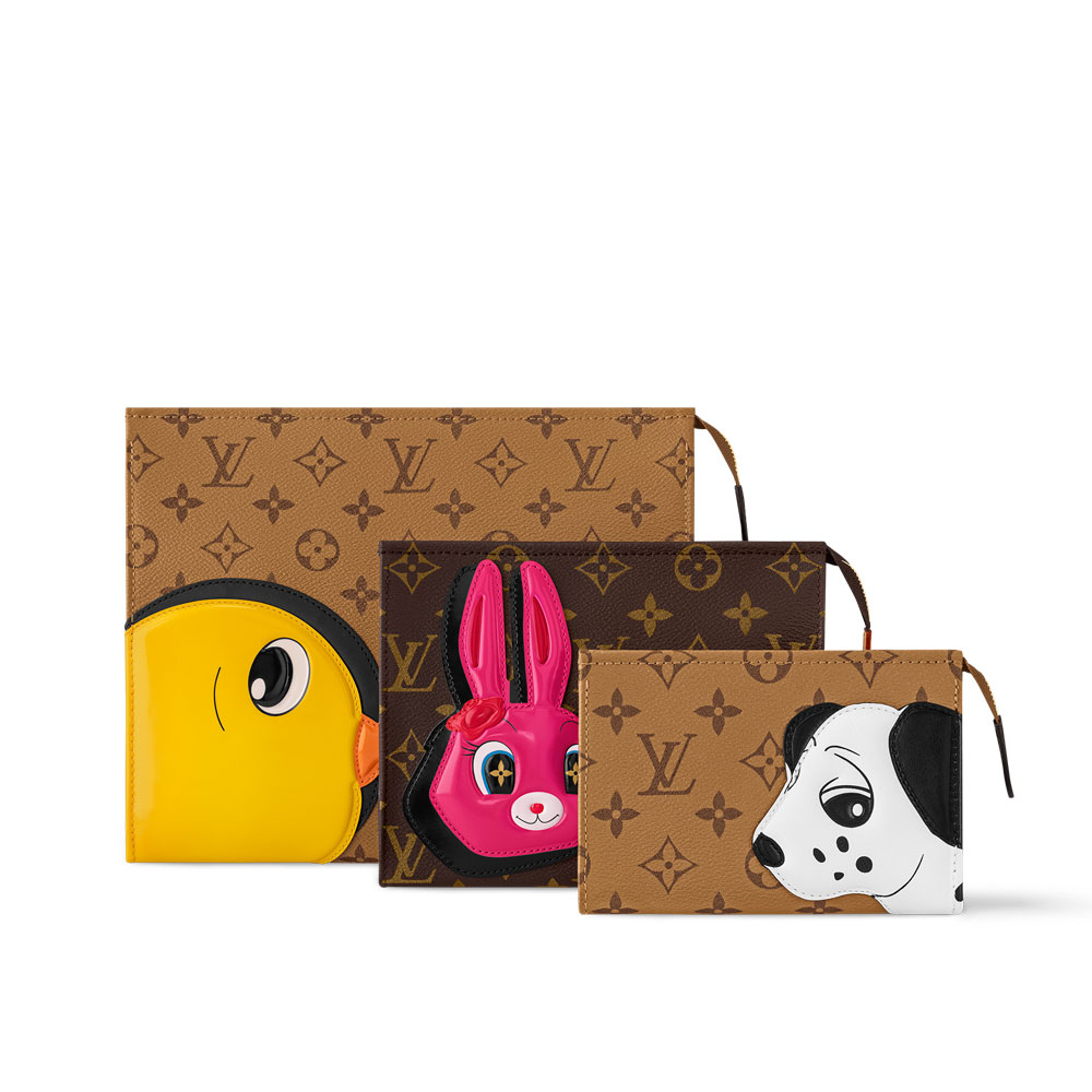 Louis Vuitton Trio Toilet Pouch Other Monogram Canvas M11254: Image 1