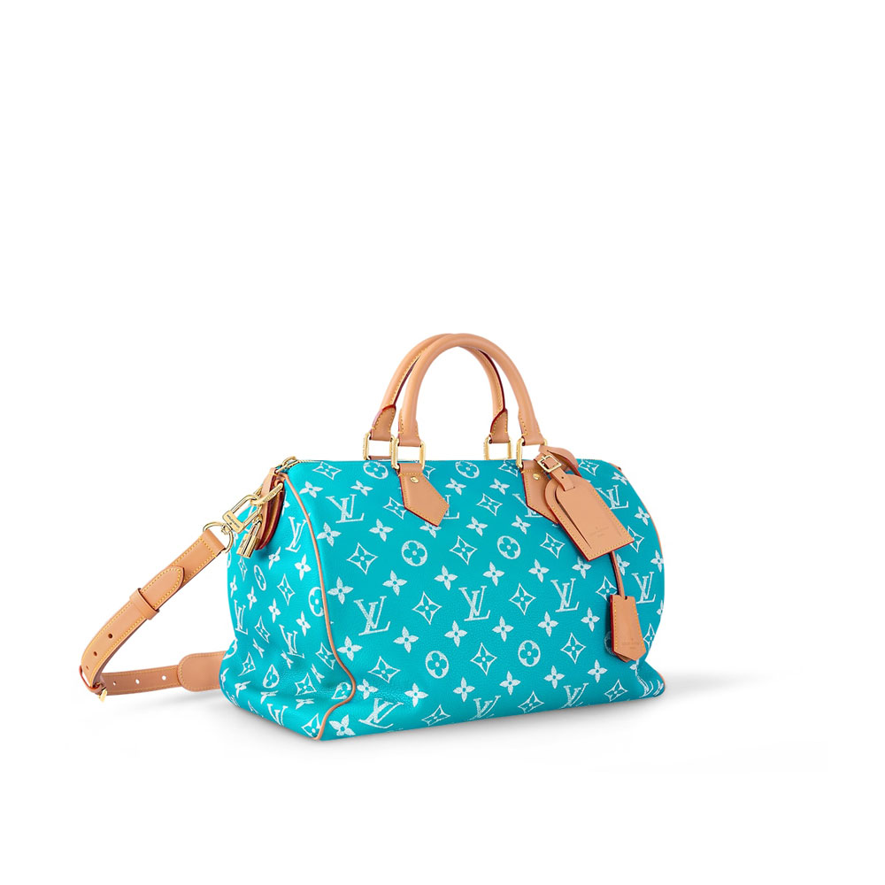 Louis Vuitton Speedy P9 Bandouliere 40 in Turquoise M11564: Image 2