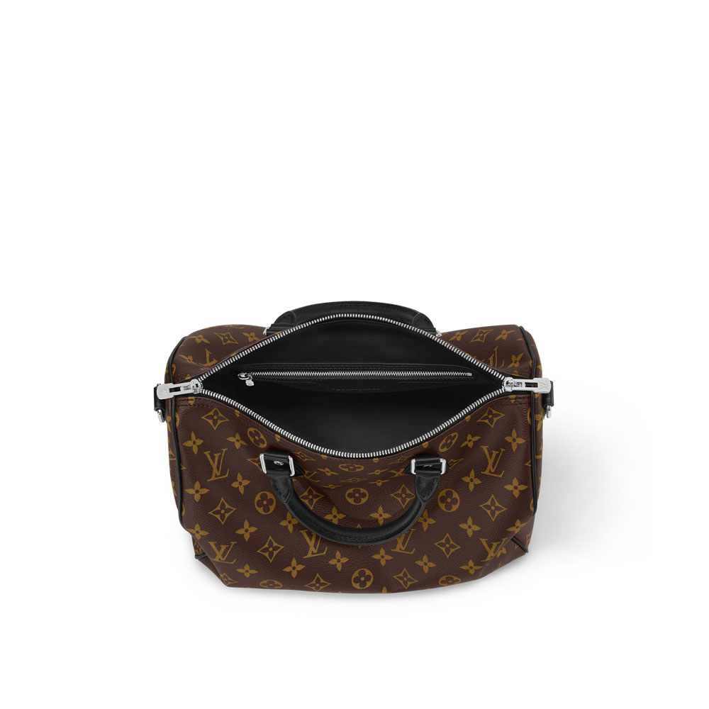 Louis Vuitton Speedy Soft 30 Dark Monogram Canvas M12243: Image 3