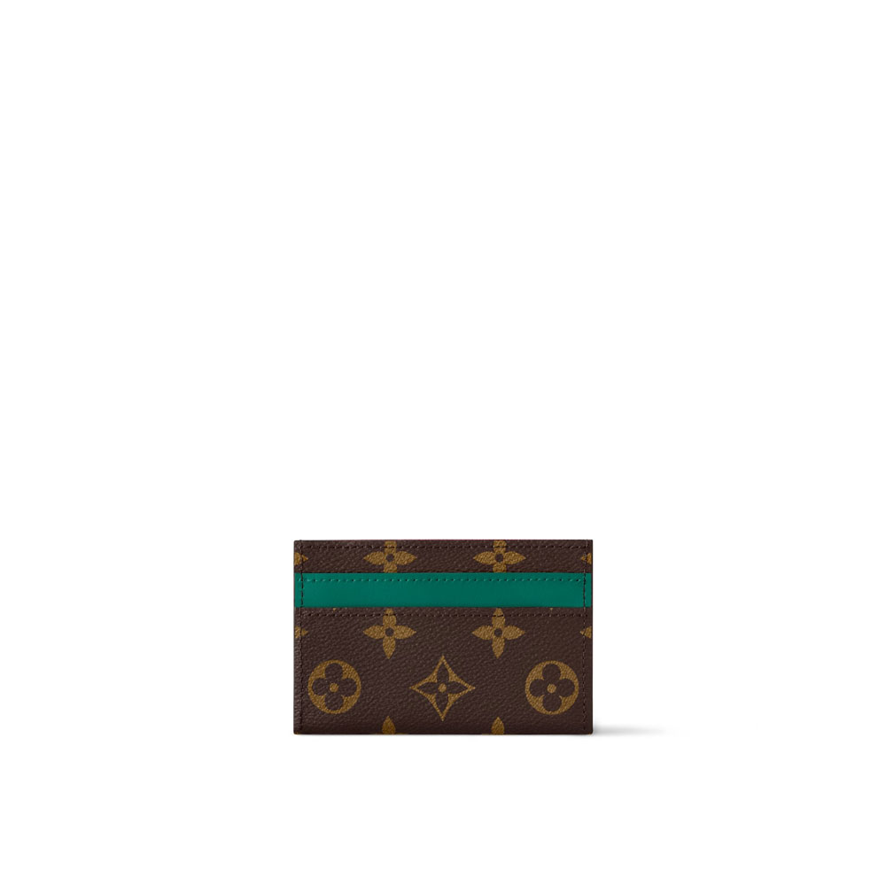 Louis Vuitton Double Card Holder Monogram Macassar Canvas M12839: Image 3