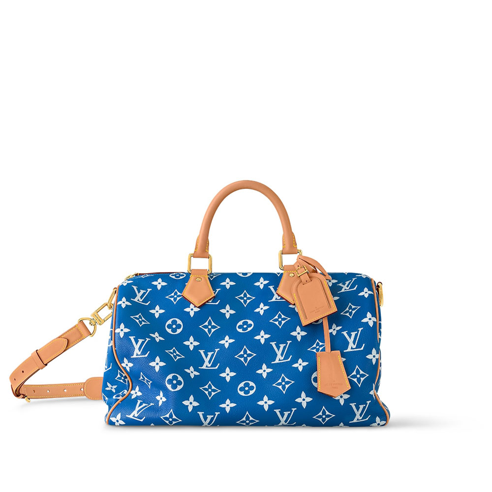 Louis Vuitton Speedy P9 Bandouliere 40 in Blue M24418: Image 1