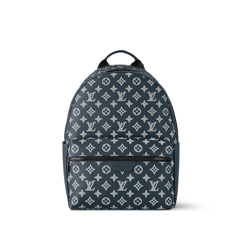 Louis Vuitton Discovery Backpack Monogram Shadow Blue M24760: Image 1