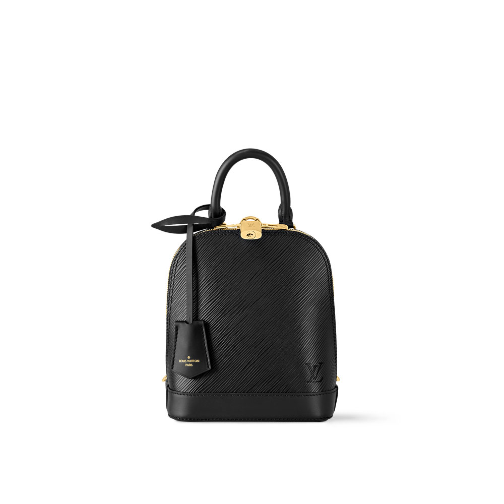 Louis Vuitton Alma Epi Backpack Black M25103: Image 1