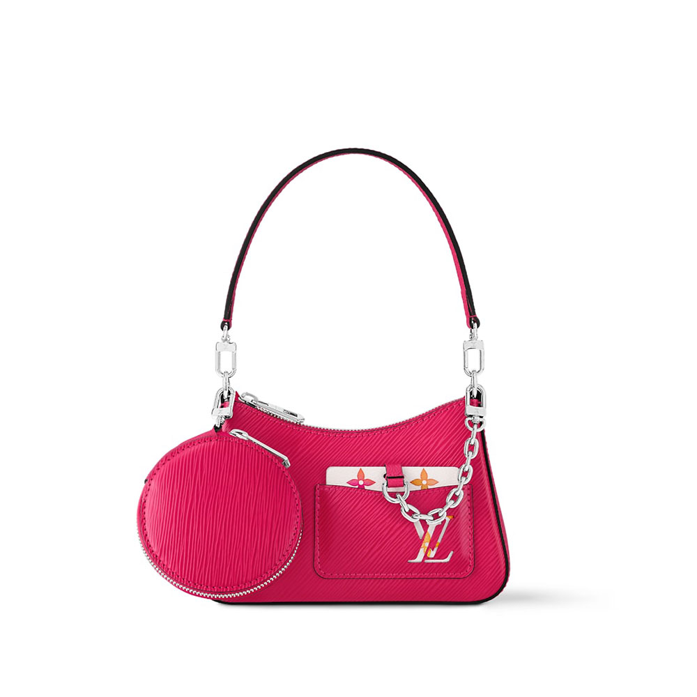 Louis Vuitton Marellini Bag Epi Leather Pink M25249: Image 1