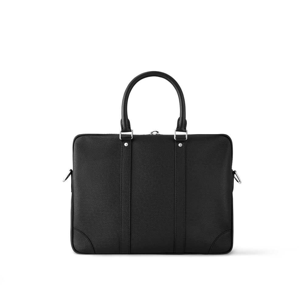 Louis Vuitton Porte-Documents Voyage PM Attache Case in Taiga M30925: Image 3