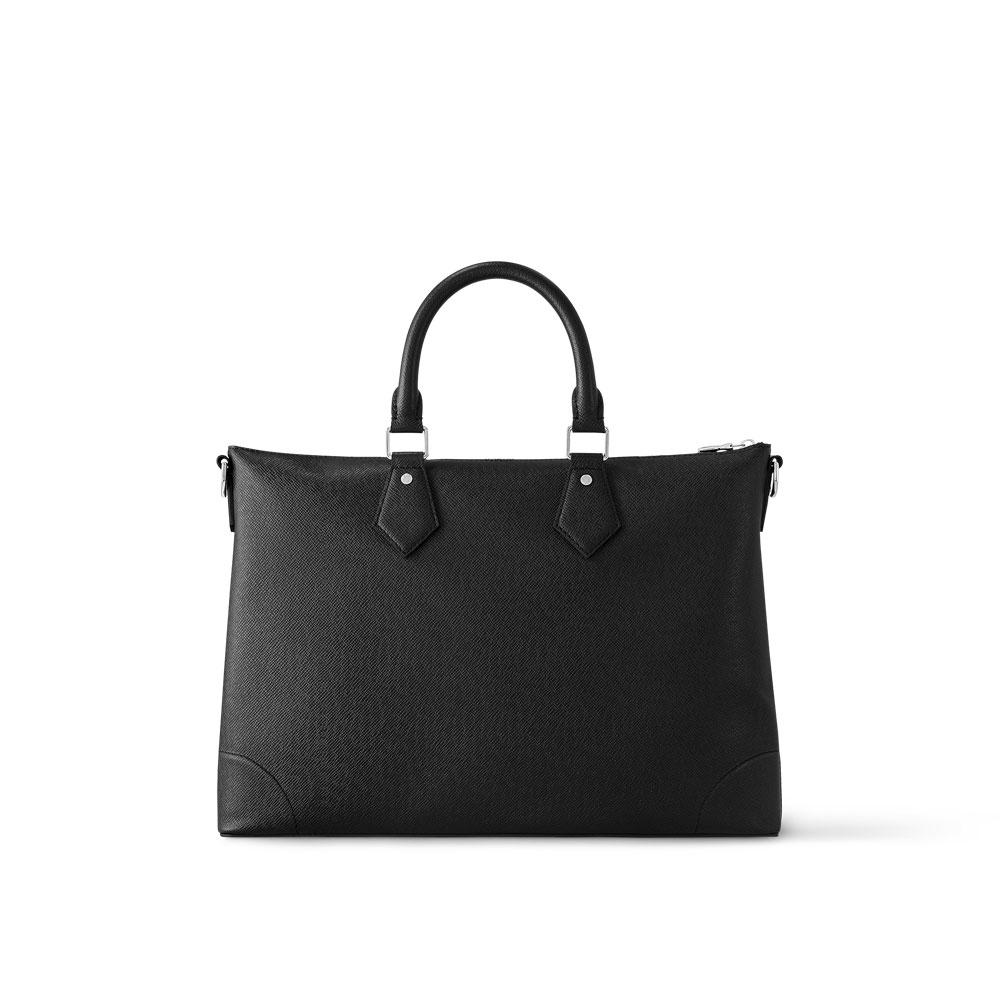 Louis Vuitton Slim NV Briefcase in Taiga Leather Black M30978: Image 3