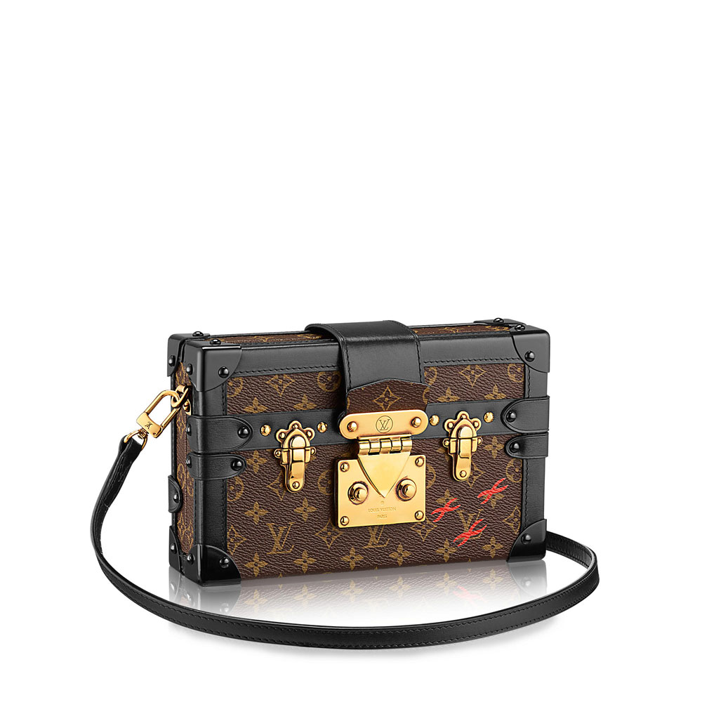 Louis Vuitton petite malle monogram canvas bag M44199: Image 1