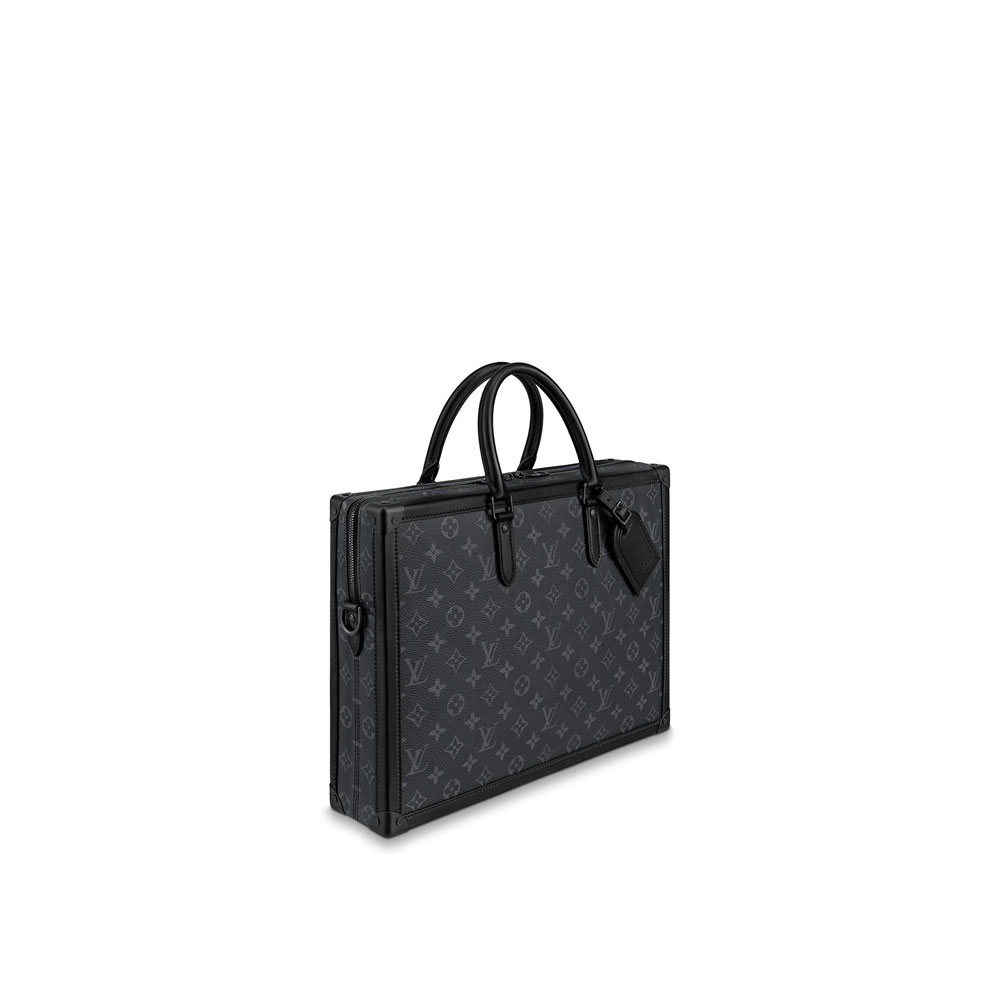 Louis Vuitton Soft Trunk Briefcase Monogram Eclipse Canvas M44952: Image 2