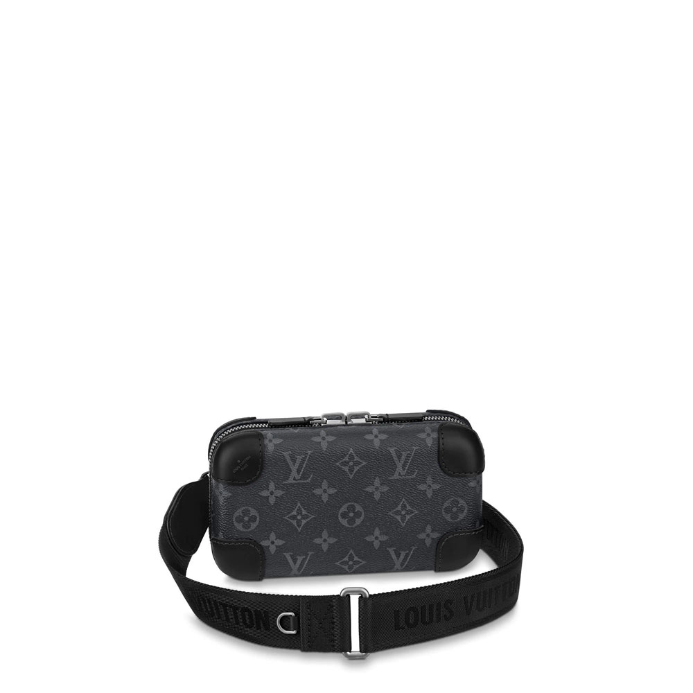 Louis Vuitton Horizon Clutch Monogram Eclipse Canvas in Grey M45579: Image 1