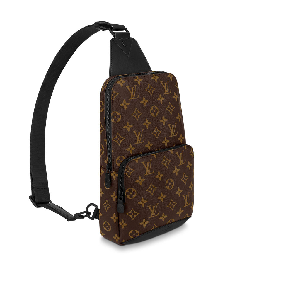 Louis Vuitton Avenue Sling Bag Monogram Macassar Canvas in Brown M45897: Image 2