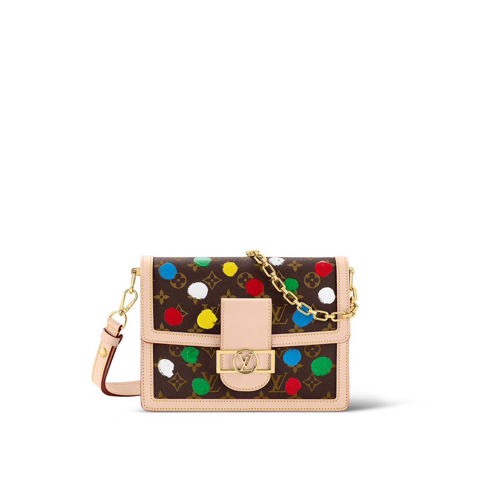 LV x YK Dauphine MM Monogram M46432: Image 1