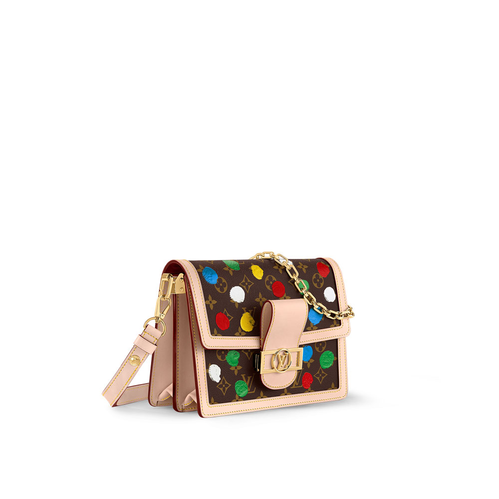 LV x YK Dauphine MM Monogram M46432: Image 2