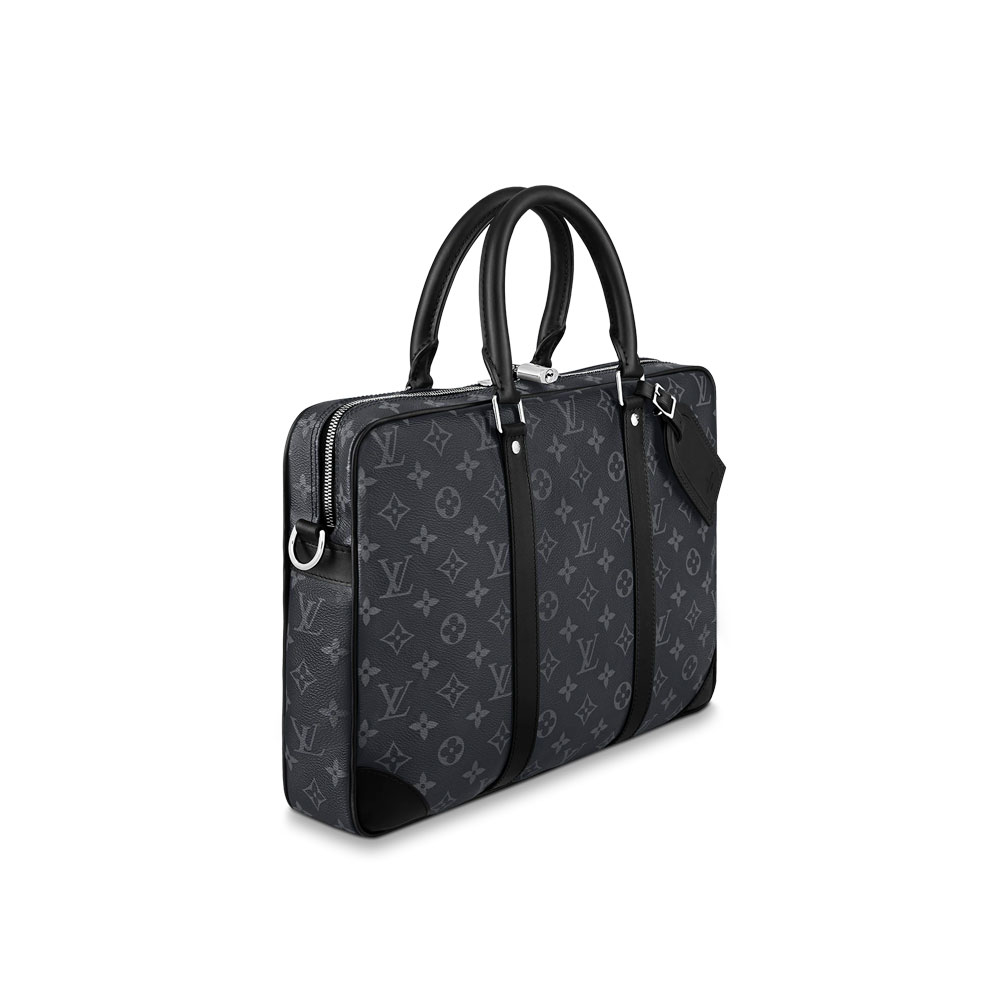 Louis Vuitton Porte-Documents Voyage PM Monogram Eclipse Canvas M46457: Image 2