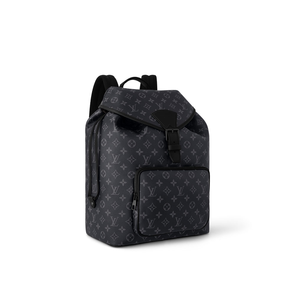 Louis Vuitton Montsouris Backpack Monogram Eclipse M46683: Image 2