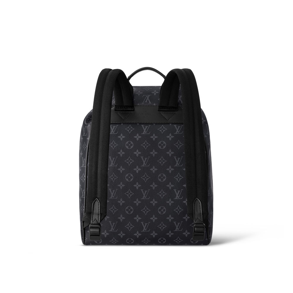 Louis Vuitton Montsouris Backpack Monogram Eclipse M46683: Image 3