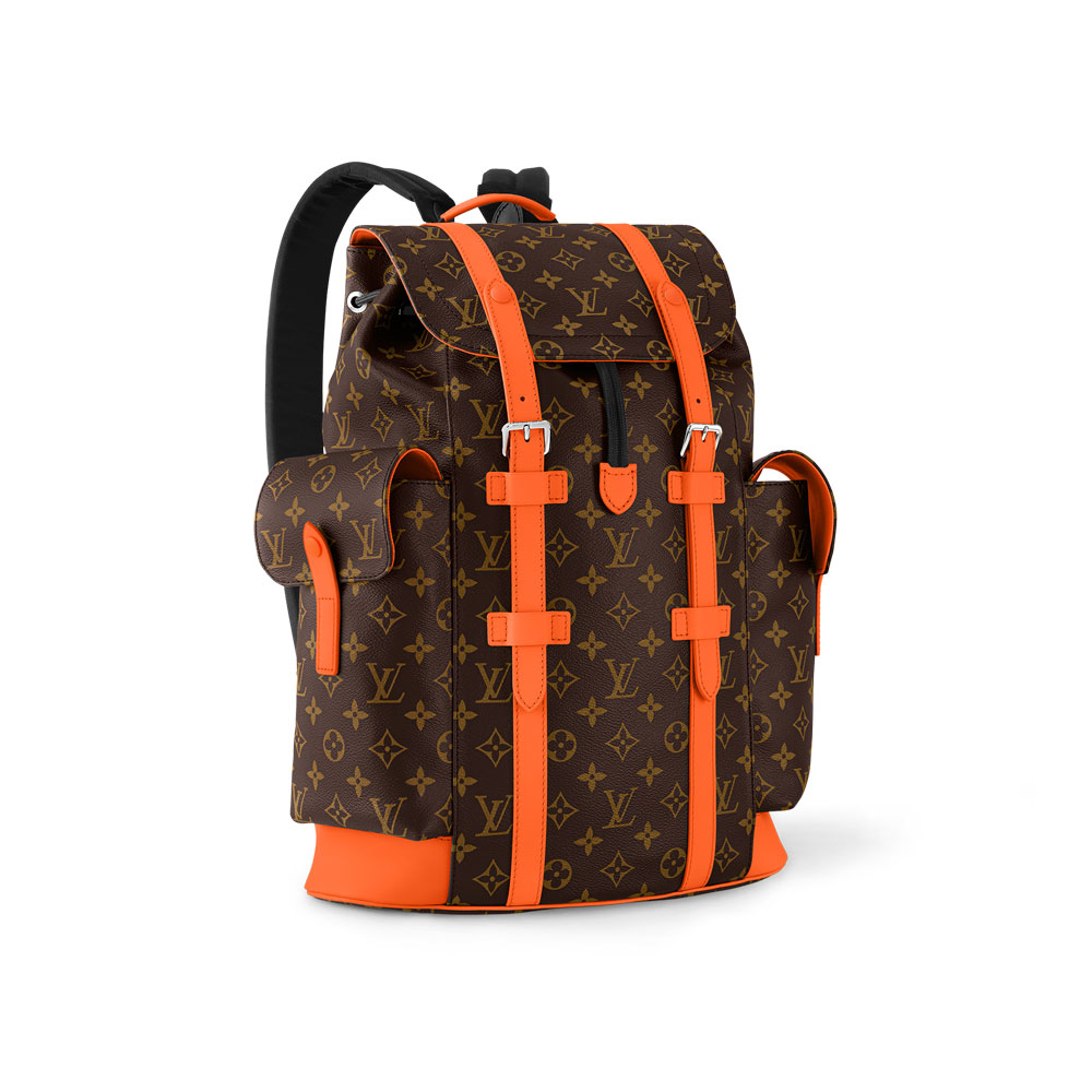 Louis Vuitton Christopher MM Backpack in Monogram Macassar Canvas M46814: Image 2