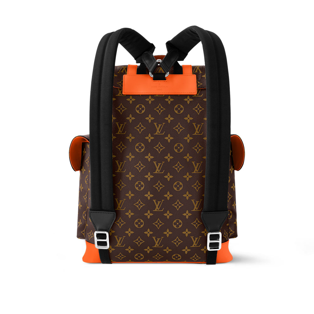 Louis Vuitton Christopher MM Backpack in Monogram Macassar Canvas M46814: Image 3