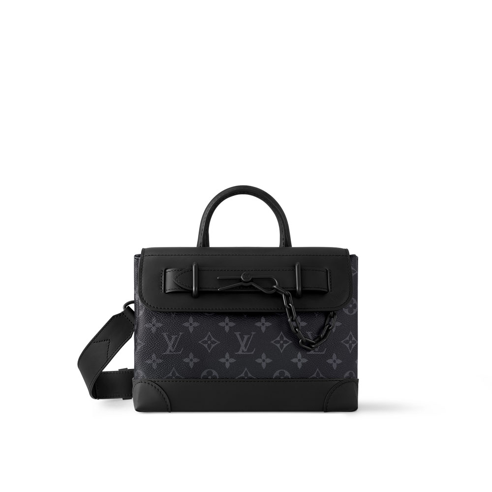 Louis Vuitton Steamer PM Monogram Eclipse Canvas M46953: Image 1