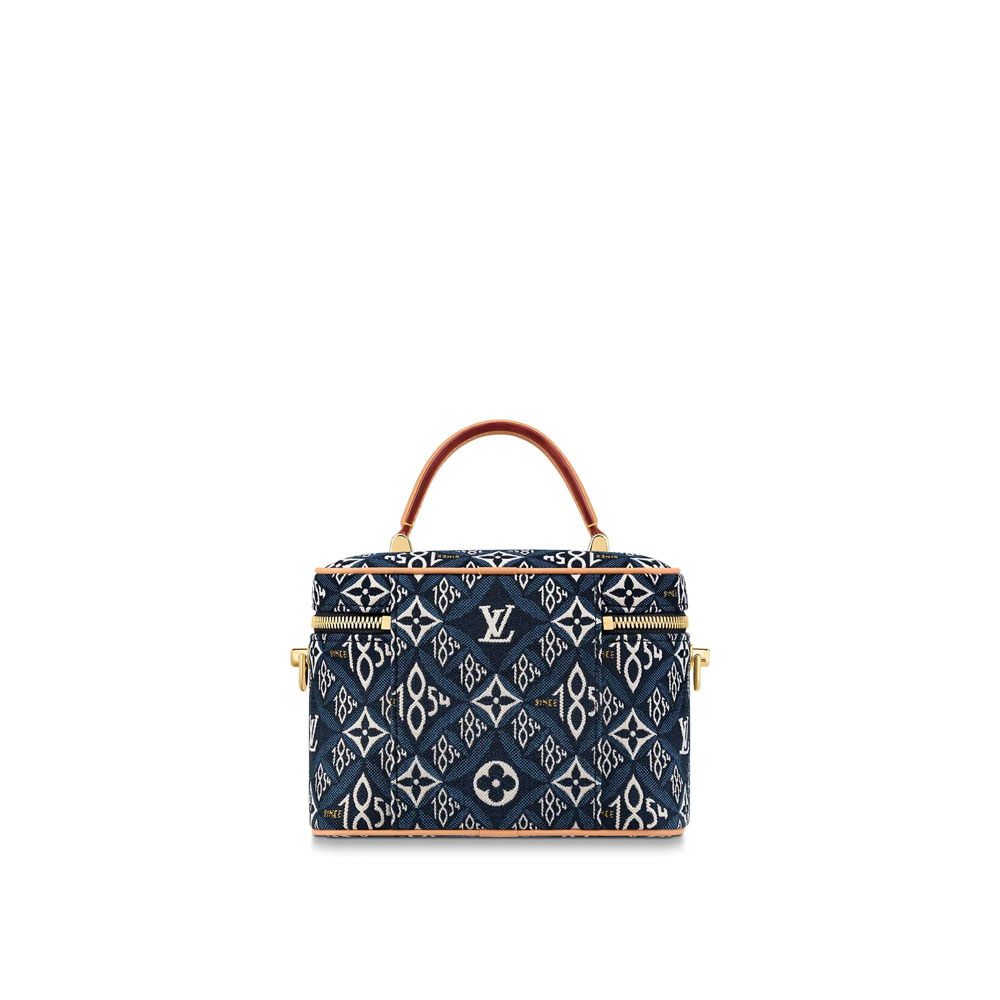 Louis Vuitton Vanity PM Monogram Jacquard Since 1854 in Blue M57403: Image 4