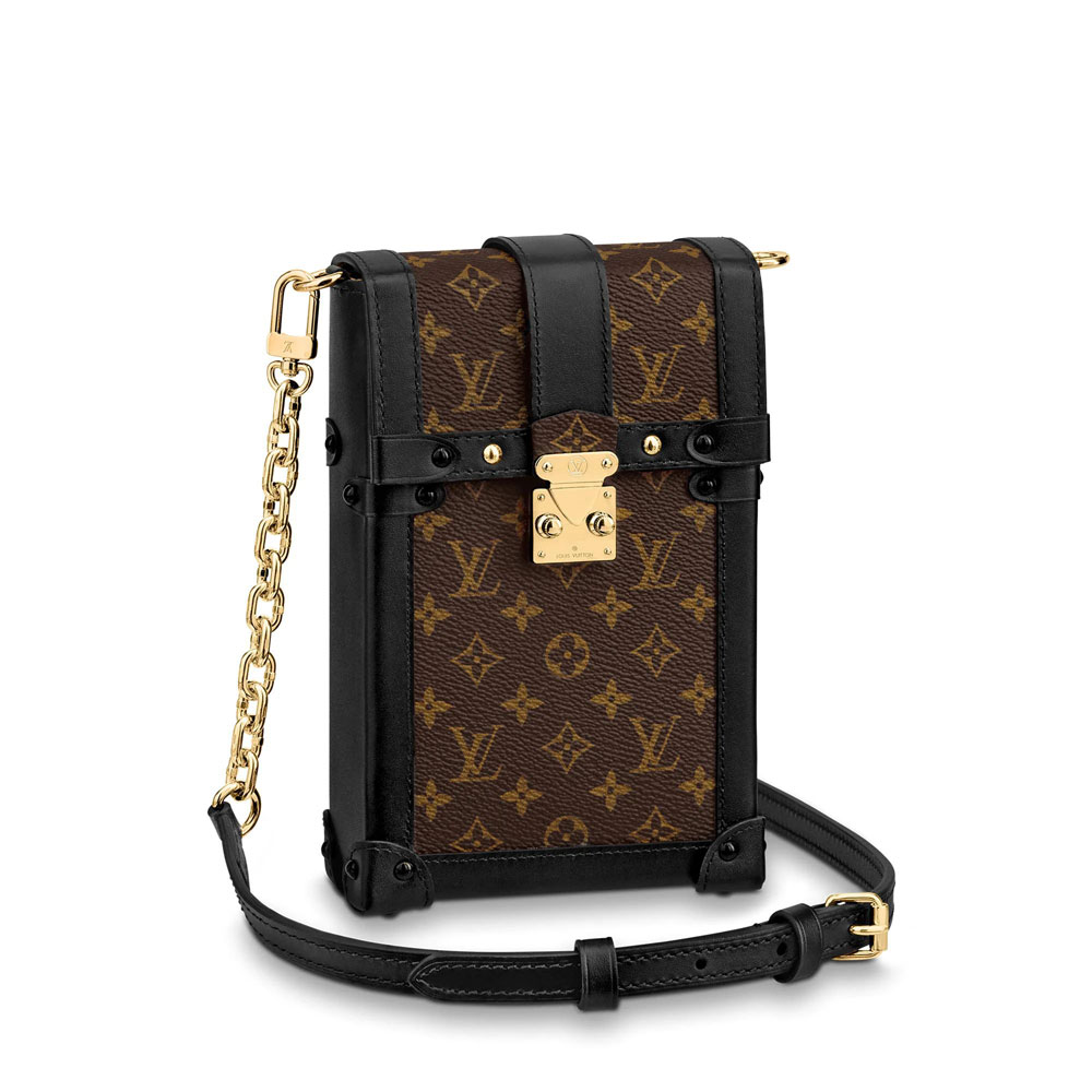 Louis Vuitton Vertical Trunk Pochette Monogram in Brown M63913: Image 1