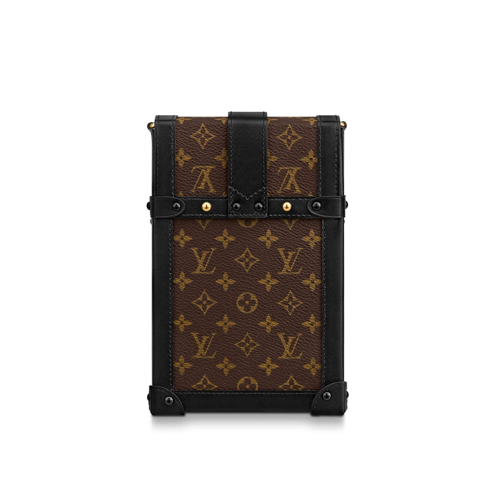 Louis Vuitton Vertical Trunk Pochette Monogram in Brown M63913: Image 4