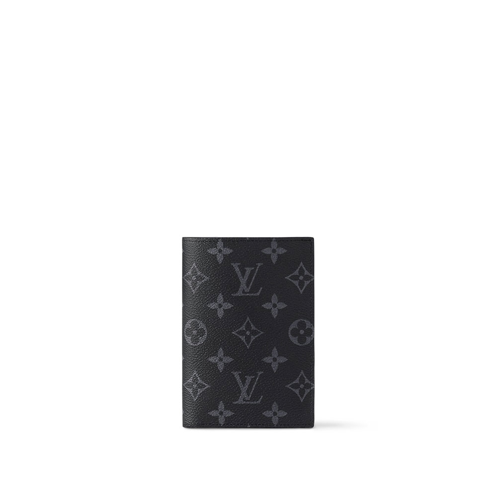 Louis Vuitton Passport Cover Monogram Eclipse Wallet M64501: Image 1