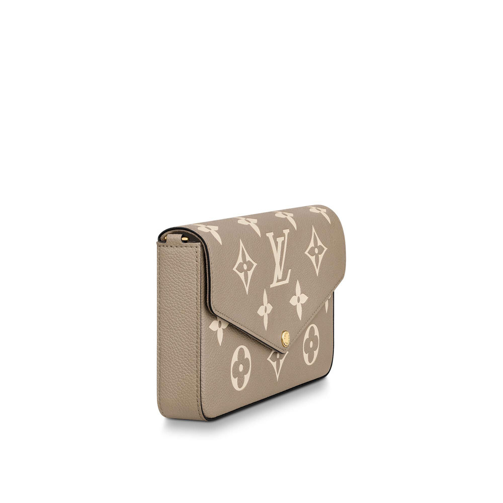 Louis Vuitton Felicie Pochette Bicolor Monogram Empreinte M69977: Image 2