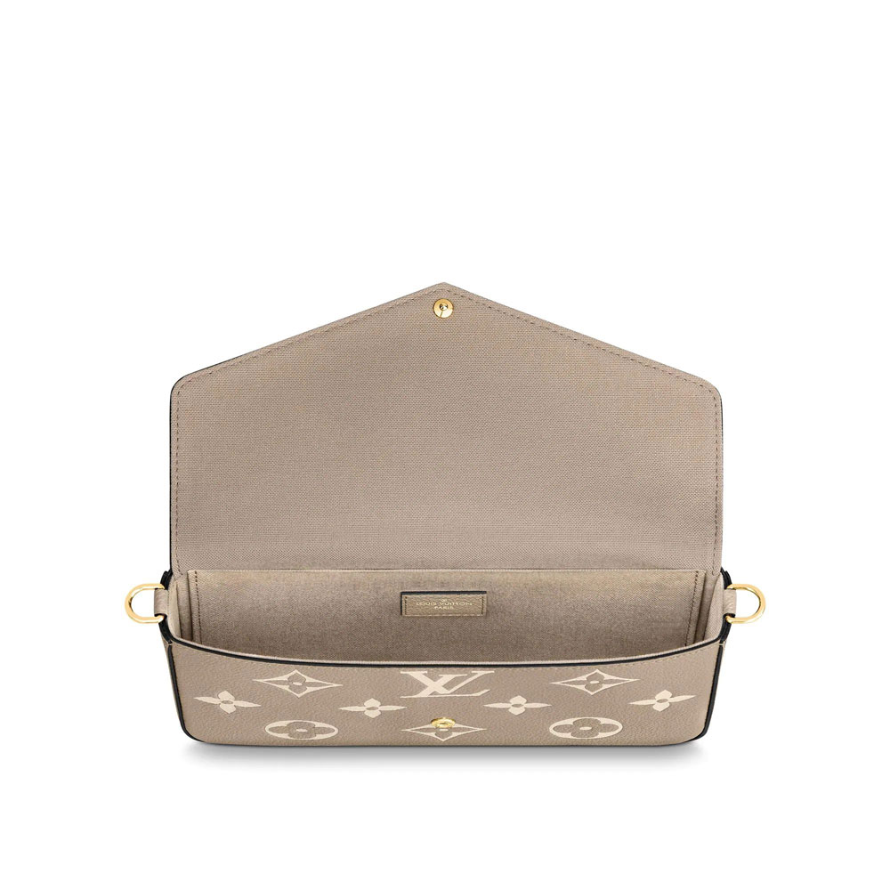 Louis Vuitton Felicie Pochette Bicolor Monogram Empreinte M69977: Image 3