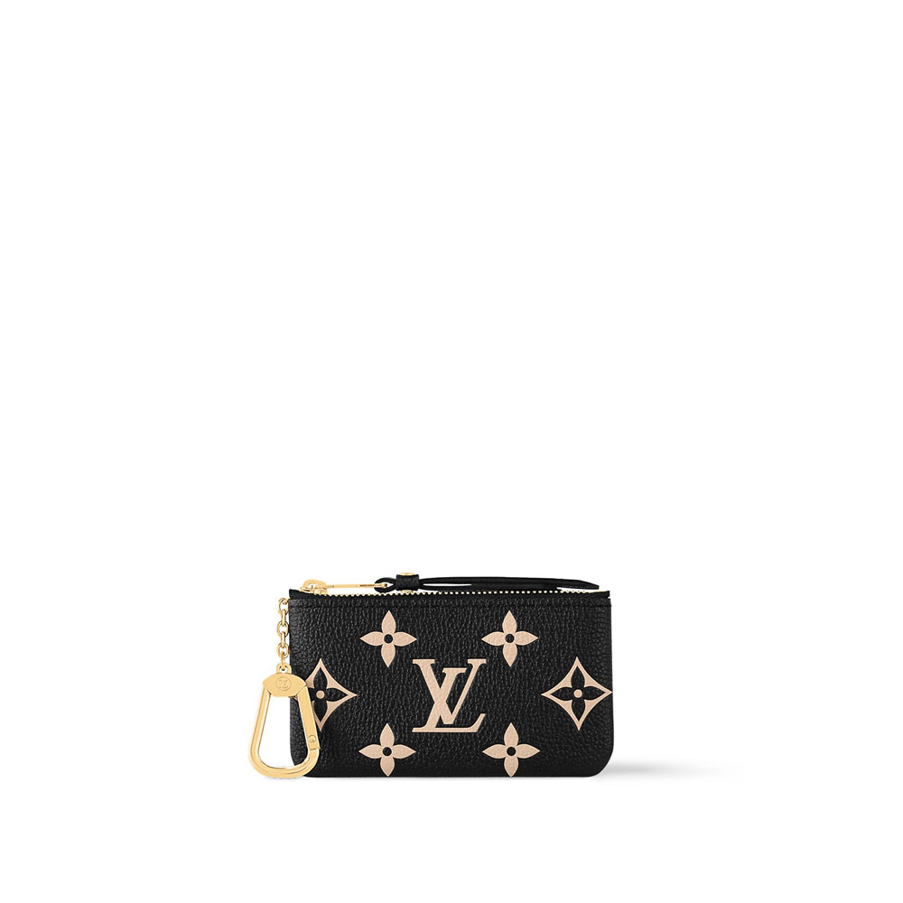 Louis Vuitton Key Pouch Bicolour Monogram Empreinte Leather M80885: Image 1