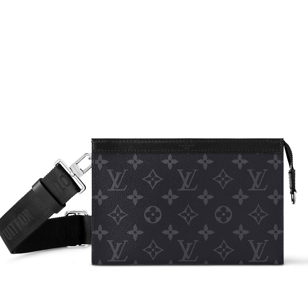 Louis Vuitton Gaston Wearable Wallet Monogram Eclipse M81124: Image 1