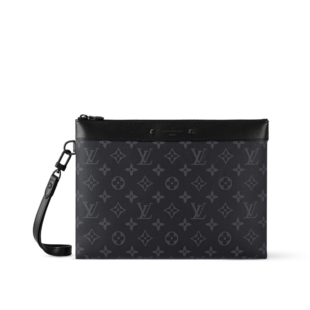 Louis Vuitton Pochette To-Go Monogram Eclipse Canvas M81569: Image 1