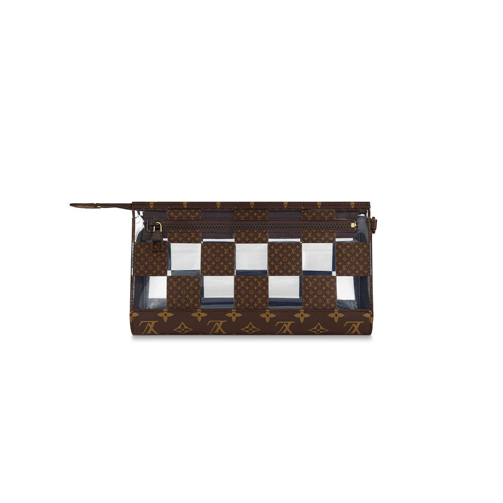 Louis Vuitton Standing Pouch Monogram Chess M81588: Image 3