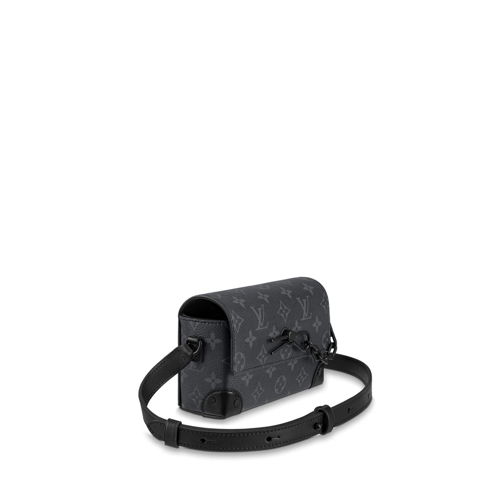 LV Steamer Wearable Wallet Monogram Eclipse Canvas M81783: Image 2