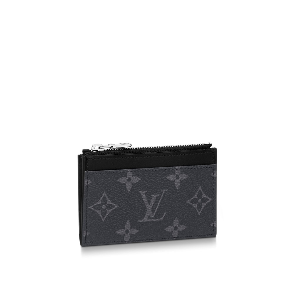 Louis Vuitton Coin Card Holder Monogram Eclipse M82253: Image 1