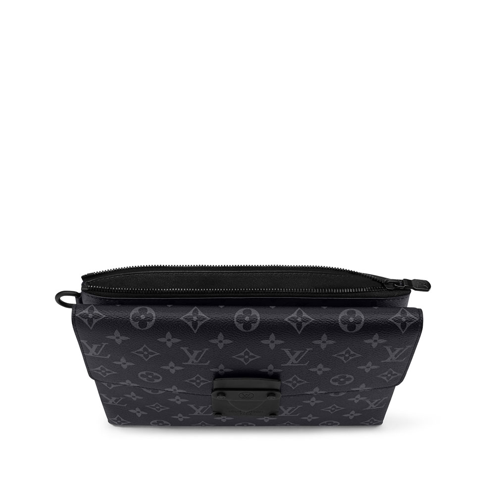 Louis Vuitton Pochette S Lock Monogram Eclipse M82598: Image 4