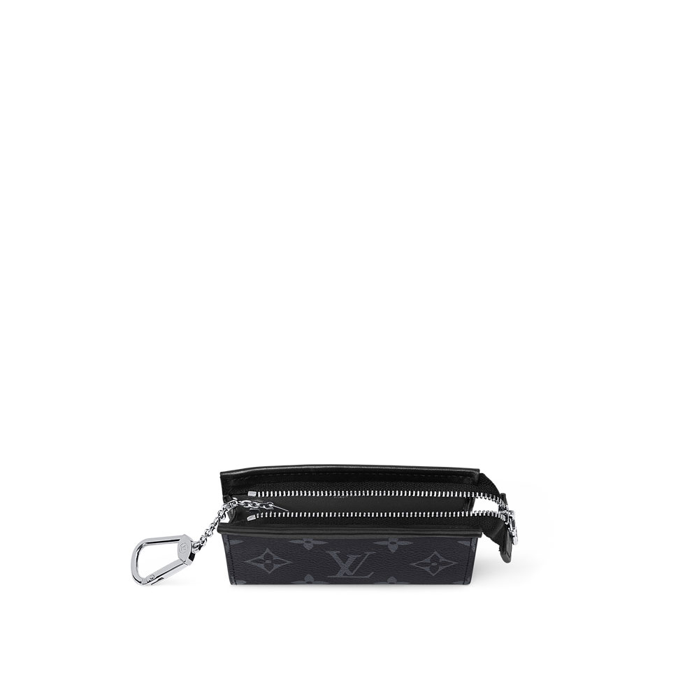 Louis Vuitton Key Pouch Voyage Monogram Eclipse Canvas M82776: Image 2