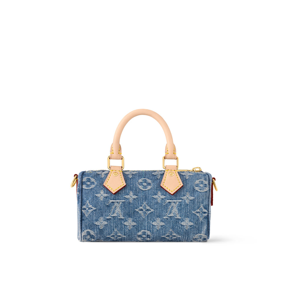 Louis Vuitton Nano Speedy Monogram Denim M82950: Image 3